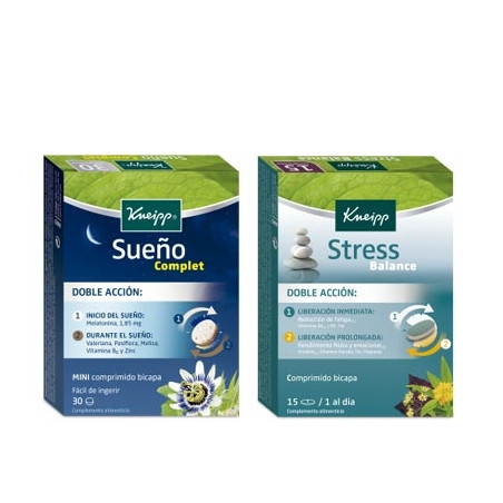 Kneipp Sueño Complet 30 Comp + Stress Balance 15 Comp