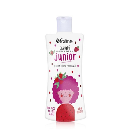 Farline Champu Junior Aceite Arbol del Te Perfume Fresa 250ml