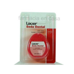 Lacer Seda dental cera fluor triclosan 50m