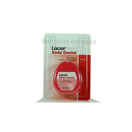 Lacer Seda dental cera fluor triclosan 50m