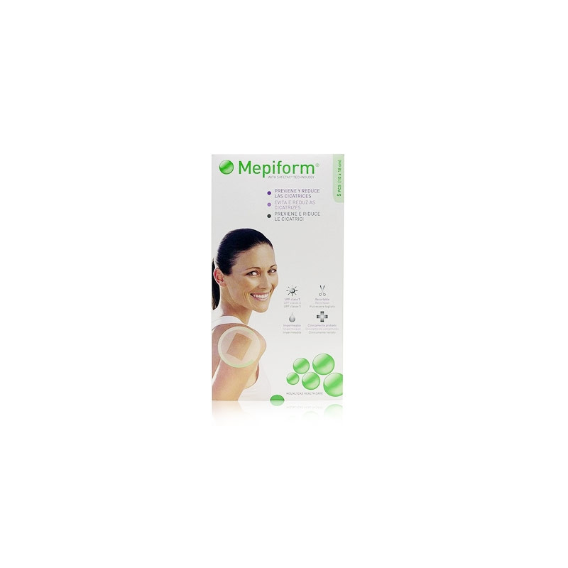 Mepiform Reductor de cicatriz Silicona Lamina 10x18 cm 5Uds