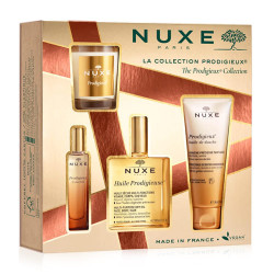 Nuxe Huile Prodigieuse Aceite 100ml +Aceite Ducha +Perfume +Vela