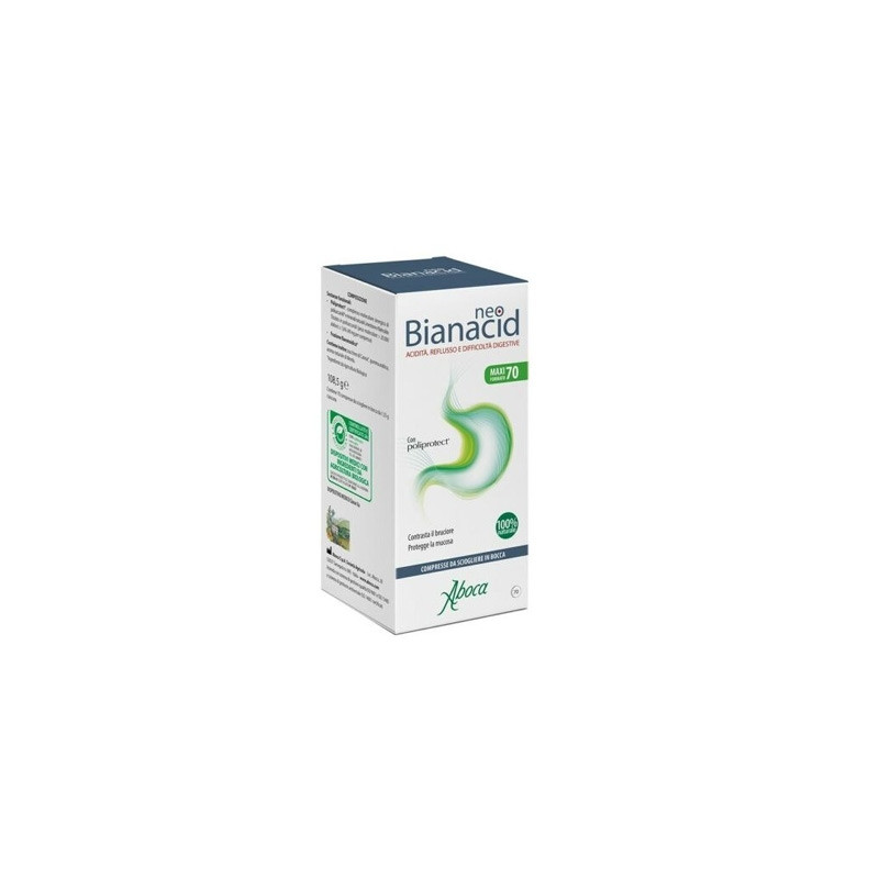 Aboca Neobianacid Acidez y Reflujo 70 Comprimidos