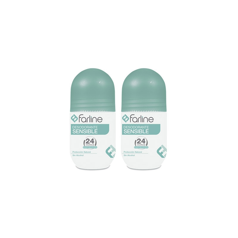 Farline Desodorante Sensible 24h Roll-On Duplo 2x50ml