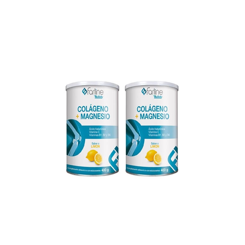 Farline Activity Colageno y Magnesio Sabor Limon Duplo 2x400g