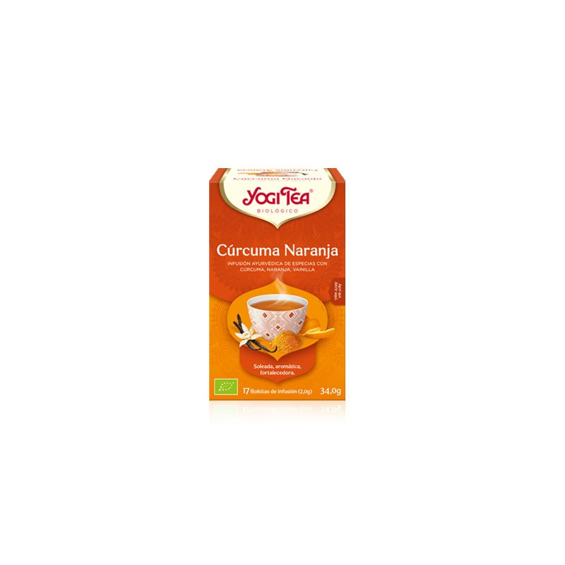 Yogi Tea Curcuma Naranja Vainilla Infusion 17 Uds