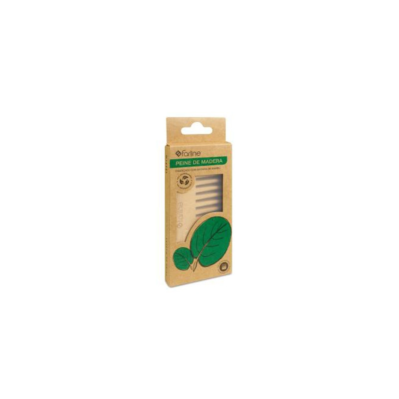 Farline Peine de Madera 13x6cm