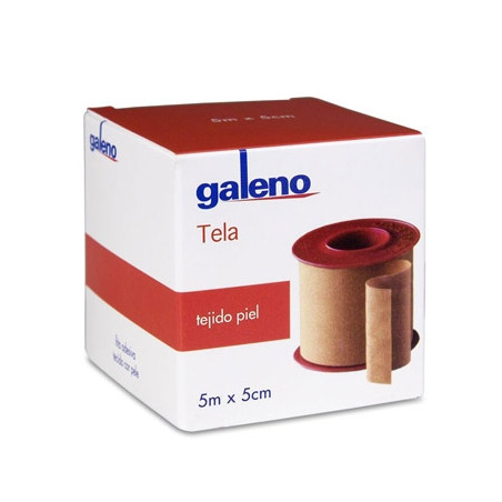 Galeno Esparadrapo Tela Piel 5 m x 5 cm