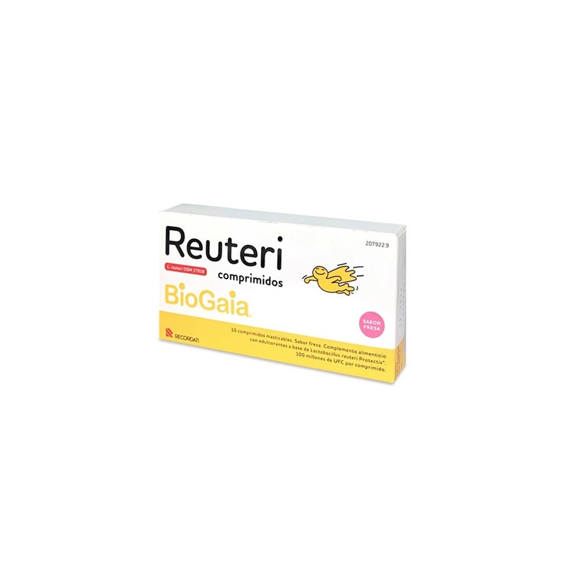 Reuteri Comprimidos Sabor Fresa 10 Uds