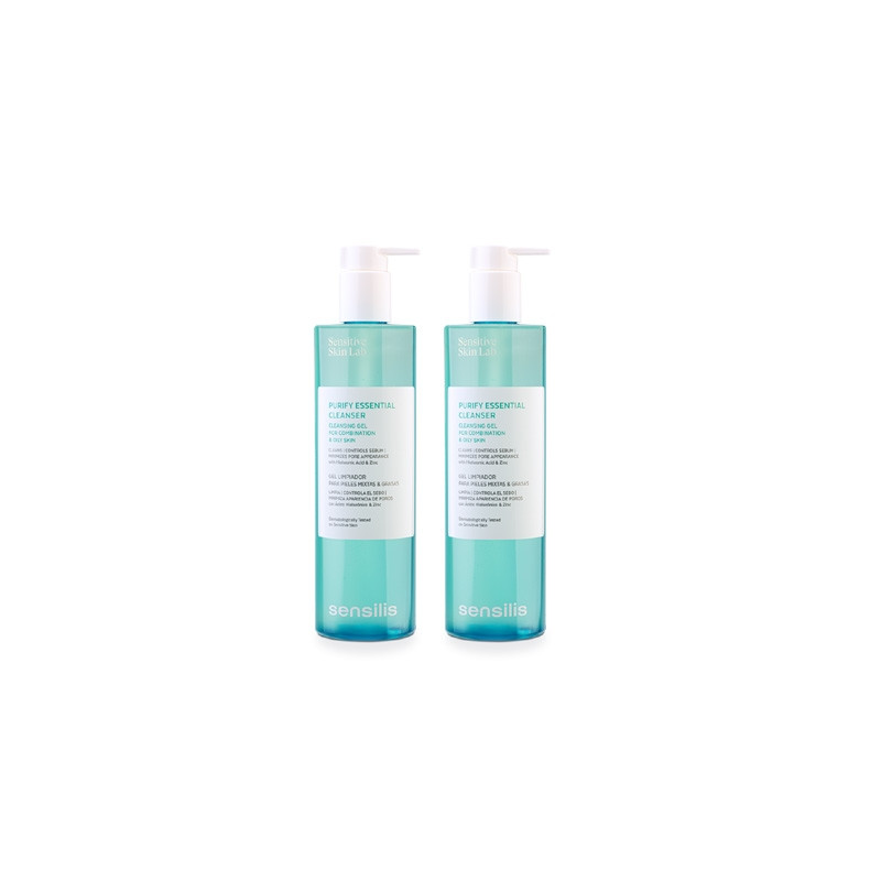 Sensilis Purify Essential Gel Limpiador Duplo 2x400ml