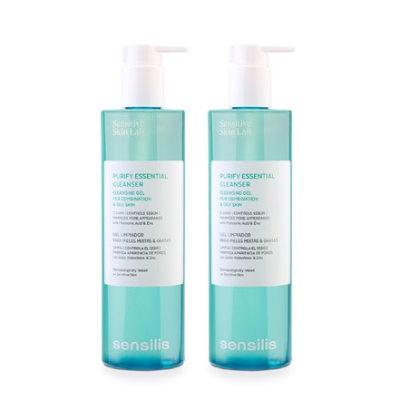Sensilis Purify Essential Gel Limpiador Duplo 2x400ml