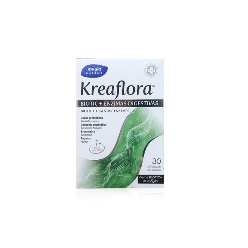Mayla Kreaflora Biotic+ Enzimas Digestivas 30 Capsulas