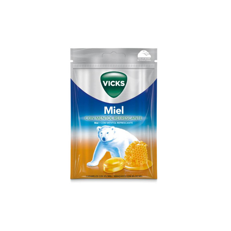 Vicks Praims Miel Refrescante Caramelos 72g