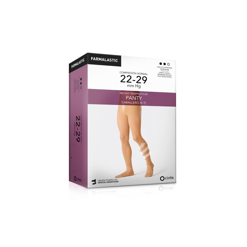 Farmalastic Panty Caballero Compresion Normal Beige T-GDE