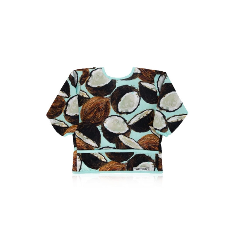 Twistshake Babero Manga Larga Cocos 6M+