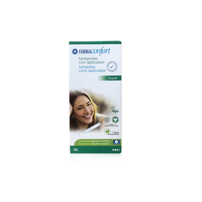 Farmaconfort Tampones con Aplicador Super 14 Uds