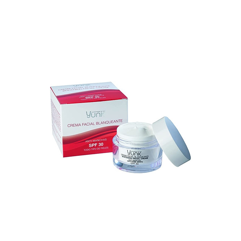 Yunic Crema Facial Blanqueante Antimanchas Spf30 50ml