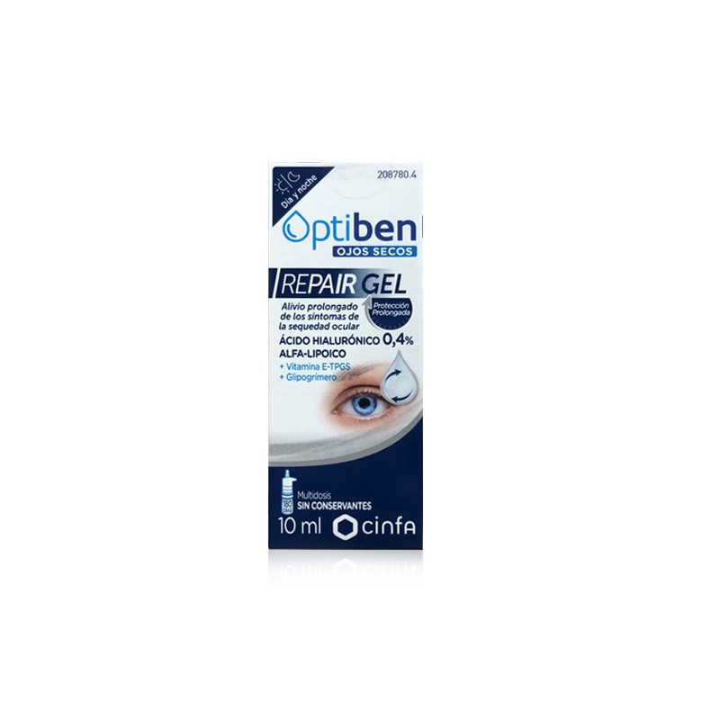 Optiben Repair Gel Ojos Secos 10ml