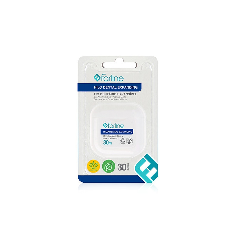 Farline Hilo Dental Expanding Aloe Vera y Menta 30m
