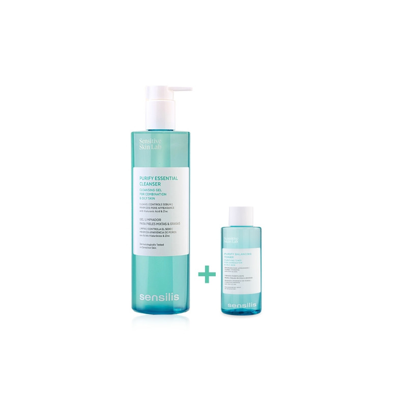 Sensilis Purify Essential Gel Limpiador P/Mixta-Grasa 400ml+100ml
