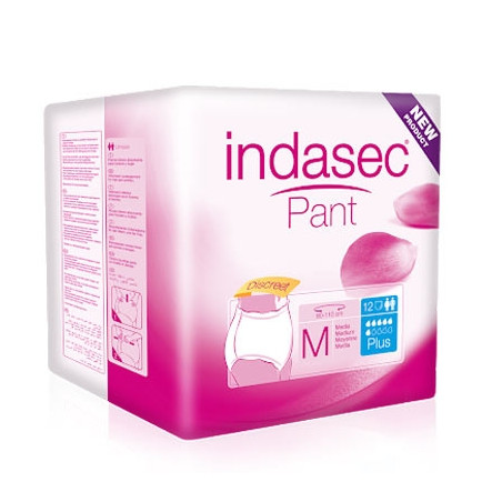 Indasec Pant Plus Unisex T/Med 12Uds