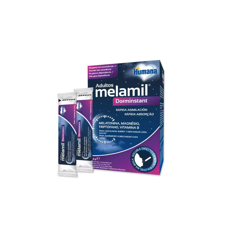 Humana Melamil Dorminstant Adultos 24 Sobres