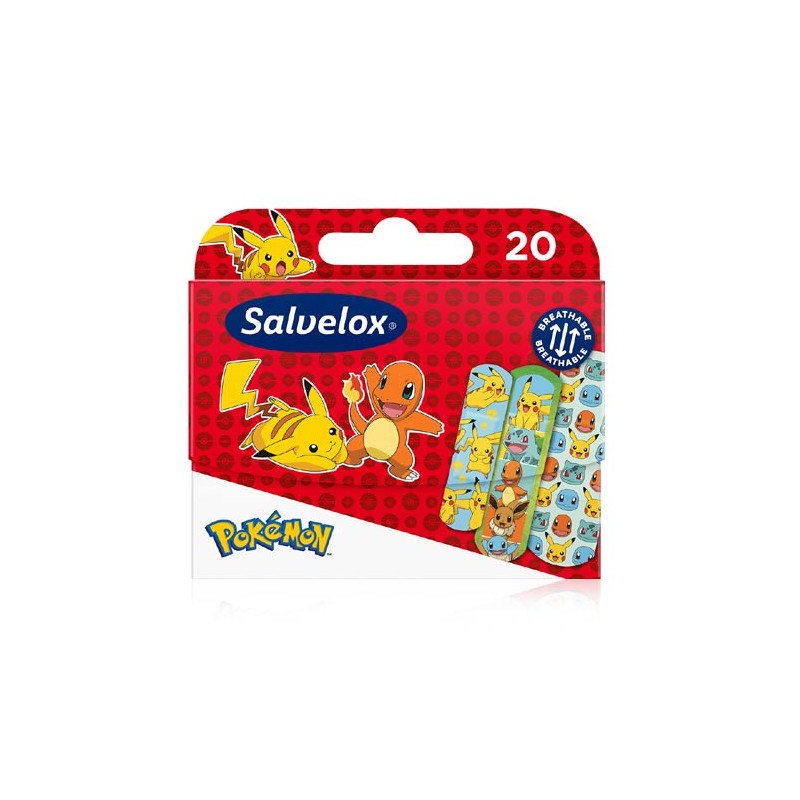 Salvelox Aposito Adhesivo Pokemon 20 Uds