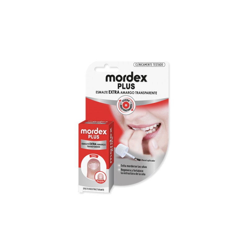 Mordex Plus Esmalte Extra Amargo Transparente 9ml