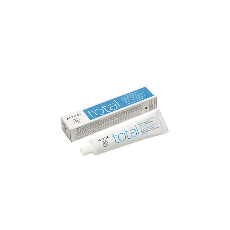 Apivita Dental Total Crema Dentifrica Hierbabuena 75ml