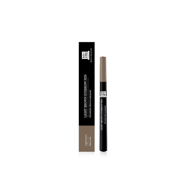 Soivre Lapiz de Cejas Efecto Microblading Marron Claro 1,1ml