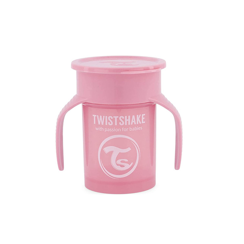 Twistshake 360 Vaso de Aprendizaje Rosa 230ml