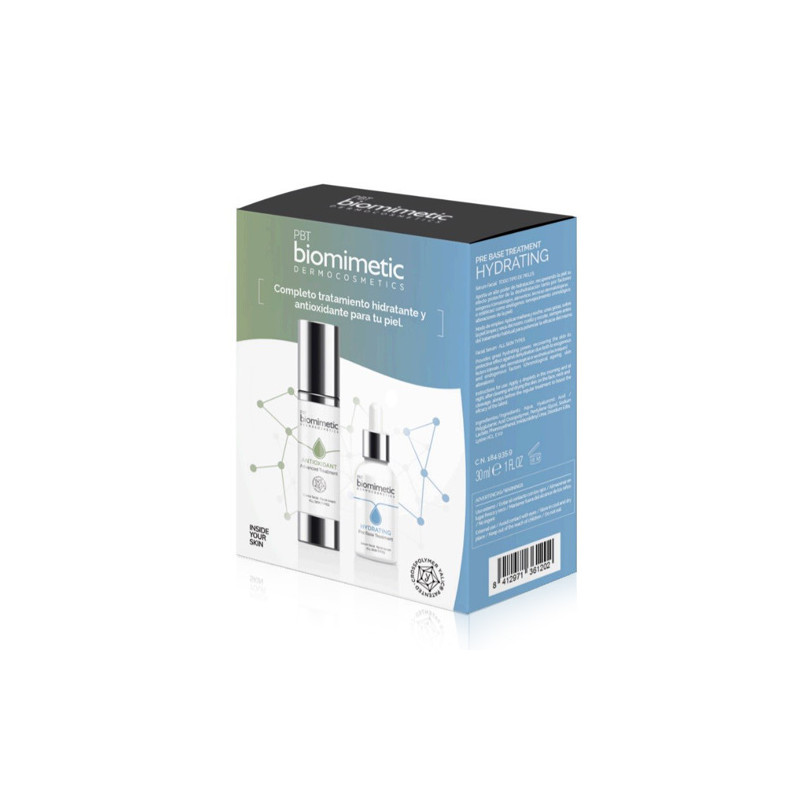 Biomimetic Pre Base Serum Hidratante 30ml + Tto Antioxidante 50ml
