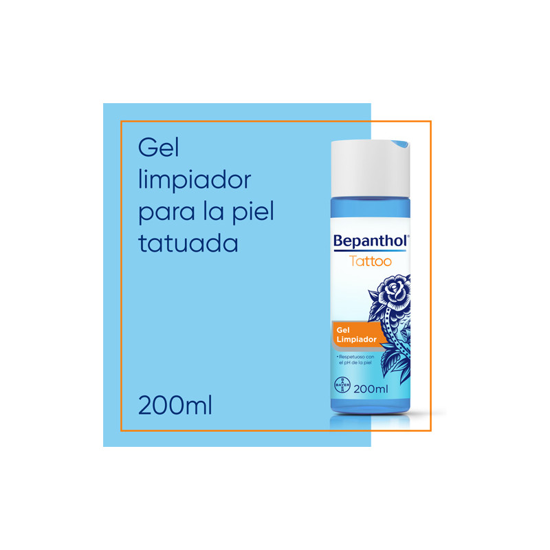 Bepanthol Tattoo Gel Limpiador 200ml
