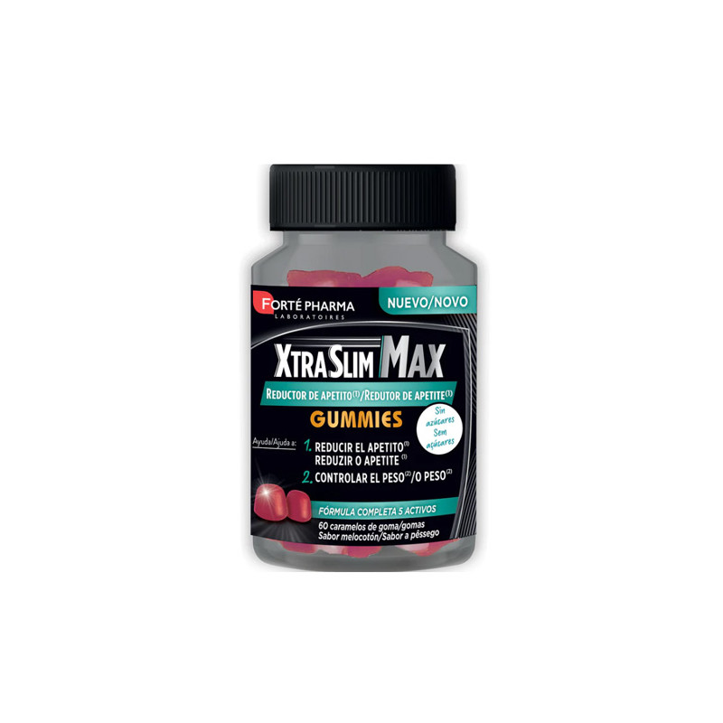 Forte Pharma Xtraslim Max Reductor de Apetito Gummies 60 Uds