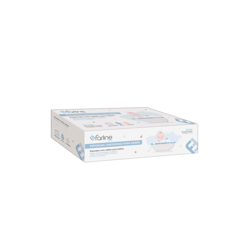 Farline Bebe Esponjas Jabonosas 30 Uds