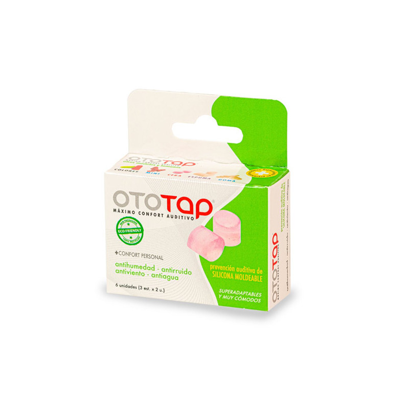 Ototap Tapones Oido Silicona Moldeable 6 Uds