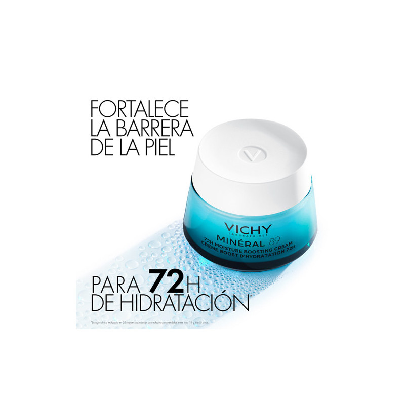 Vichy Mineral 89 Crema Ligera Boost Hidratacion 72h 50ml