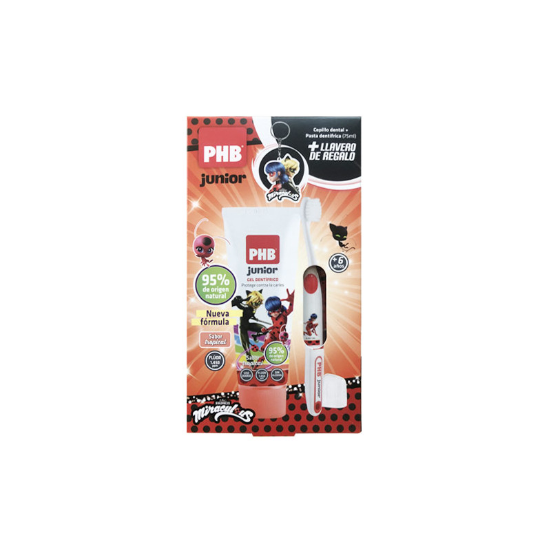 PHB Junior Cepillo Dental Ladybug + Gel Dentifrico 75ml