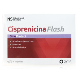 Nutritional System GineProtect Cisprenicina Flash 10Comp - Farmacia en Casa Online