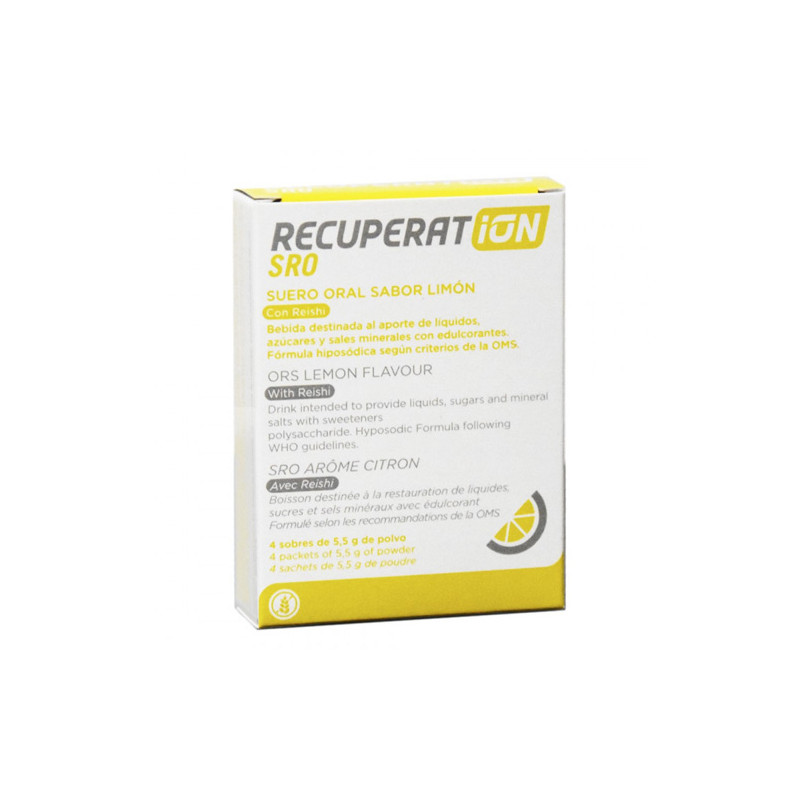 Recuperation SRO Suero Oral Limon 4 Sobres