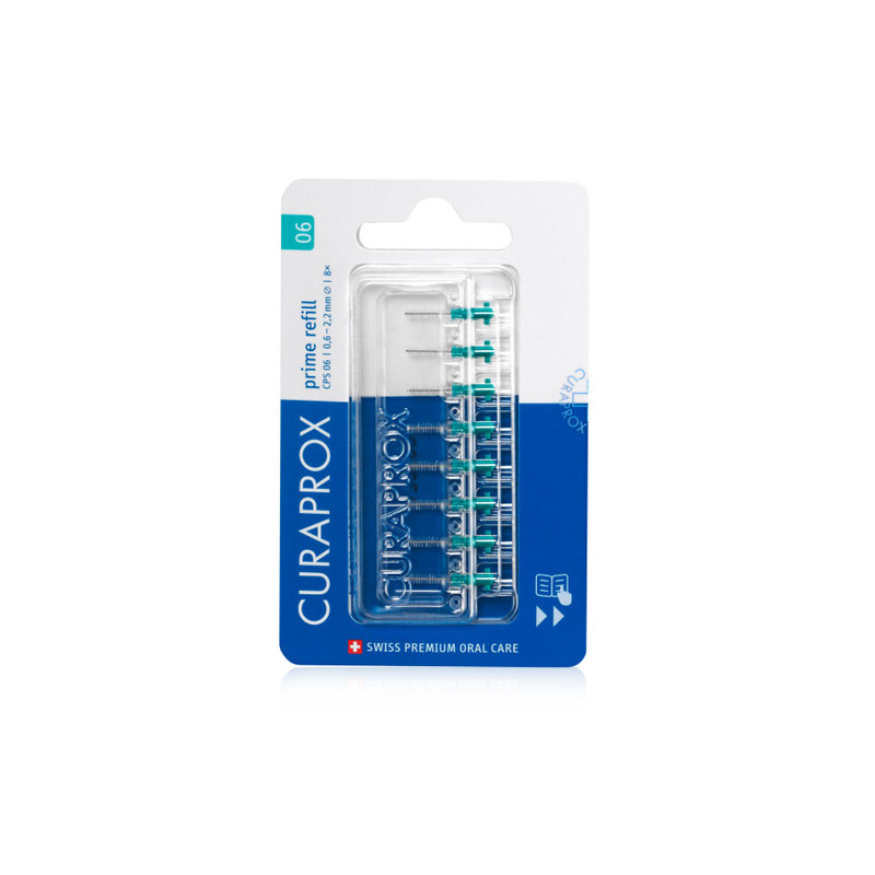 Curaprox Cepillo Interdental CPS 06 Recarga 8 Uds