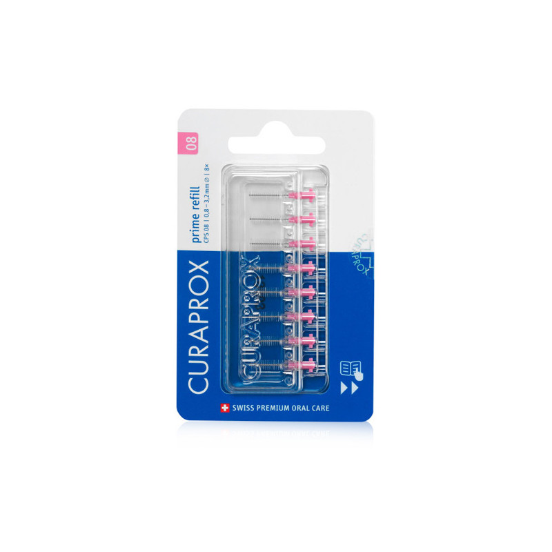 Curaprox Cepillo Interdental CPS 08 Recarga 8 Uds