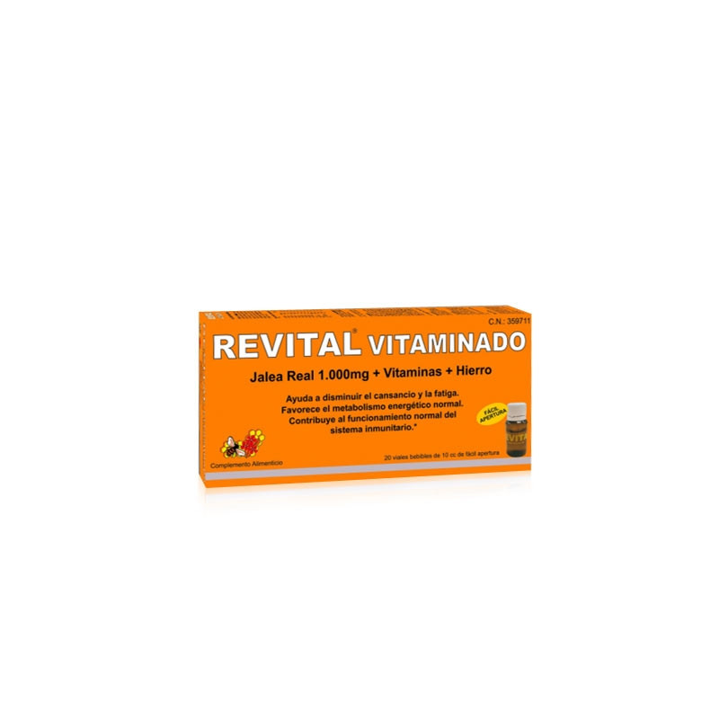 Revital Jalea real+vitaminas 20 viales