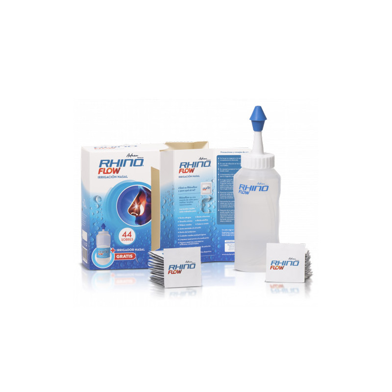 Rhinoflow 44 Sobres + Irrigador Nasal 300ml