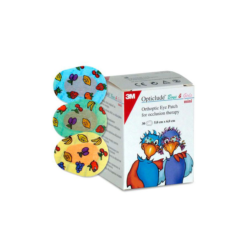 Opticlude Parches oculares 6cm x 5cm 30 uds