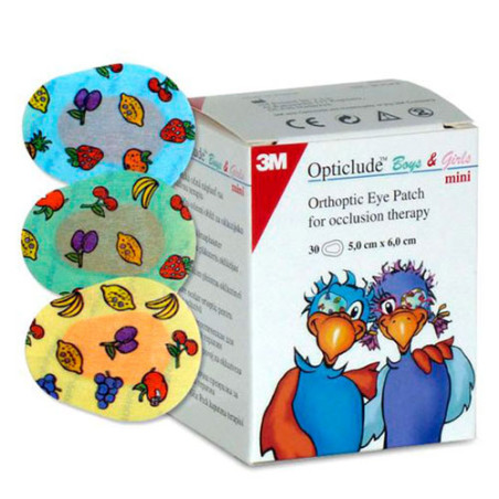 Opticlude Parches oculares 6cm x 5cm 30 uds