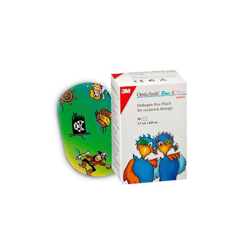 Opticlude Parches oculares 8cm x 5,7cm 30 uds