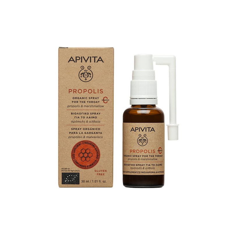 Apivita Propolis Spray Garganta Propoleo y Malvavisco 30ml