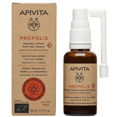 Apivita Propolis Spray Garganta Propoleo y Malvavisco 30ml