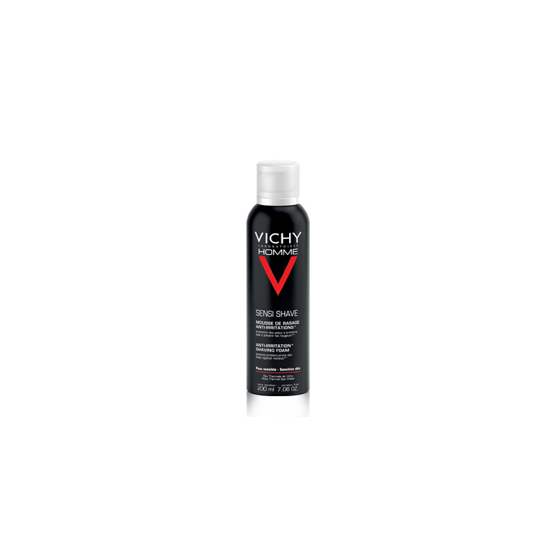 Vichy Homme Espuma de Afeitar Piel Sensible 200ml